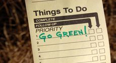 Going Green To-Do List